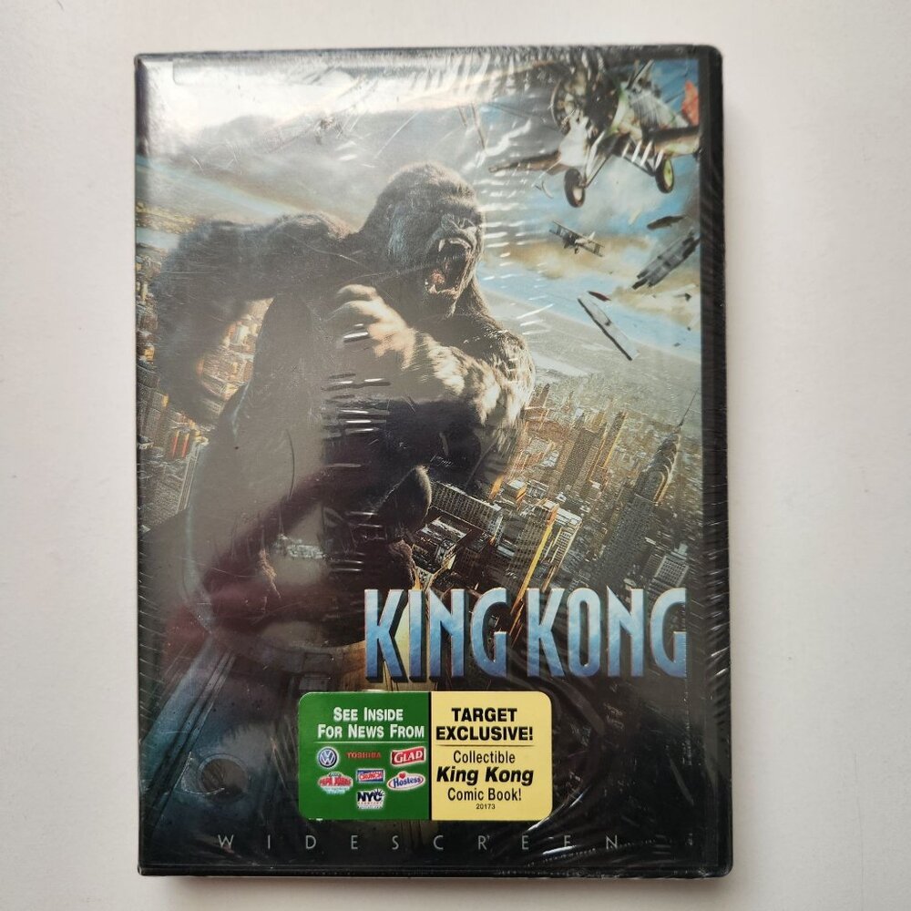 King Kong DVD 2005 Sealed New Target Exclusive With COMIC Book
